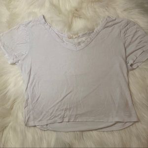White crop top
